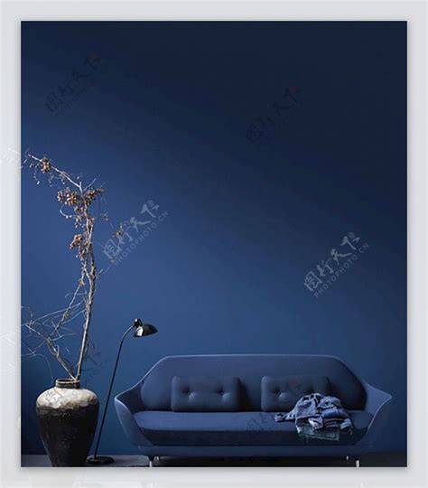 蓝色立体花朵电视背景墙设计图片_背景墙|装饰画_编号2636776_红动中国