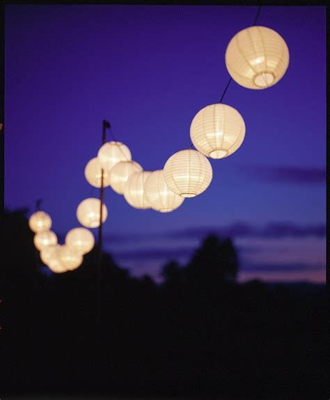 DIY Festive Paper Lantern String Lights