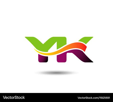 YK Logo Royalty Free Vector Image - VectorStock