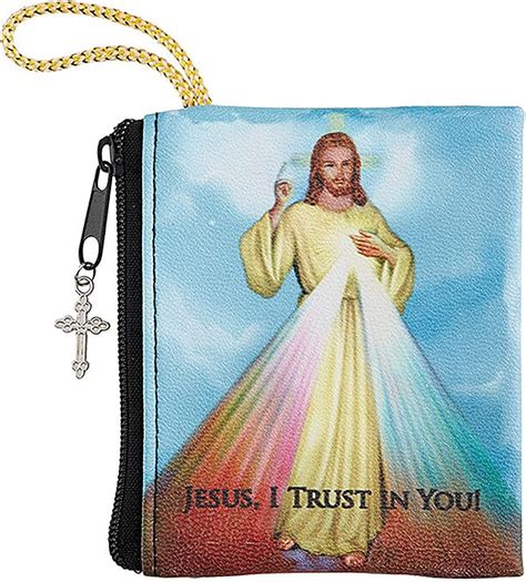 Trendzeen Divine Mercy Rosary - Jesus I Trust in You Pouch, India | Ubuy