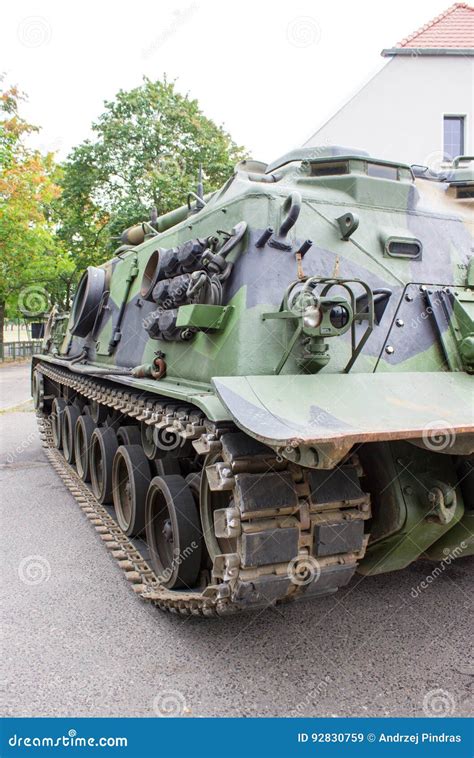 Patton M-88 -american Armored Recovery Vehicle Editorial Stock Image ...