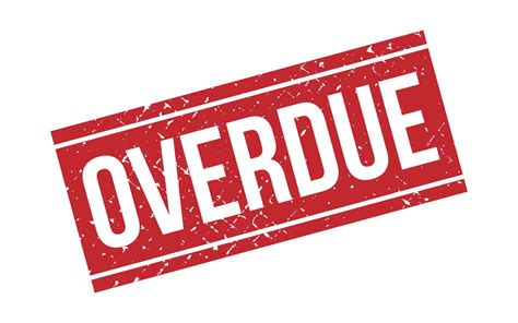 Overdue Stamp Seal Vector Illustration 22601018 Vector Art at Vecteezy