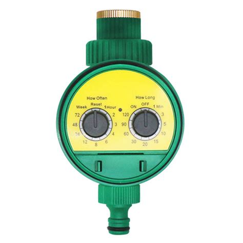 Analog Two Dial Water Timer Valve Automatic Electronic Garden Watering ...
