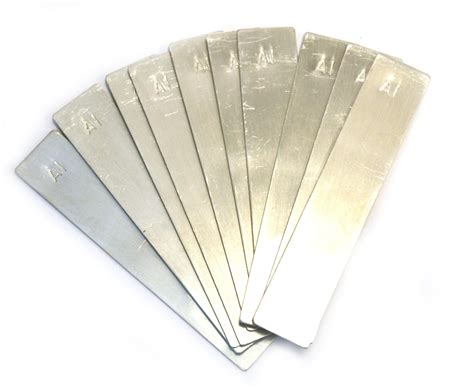 Eisco Labs Aluminium Electrode Strips 100 x 19mm - Pack of 10 : Amazon ...