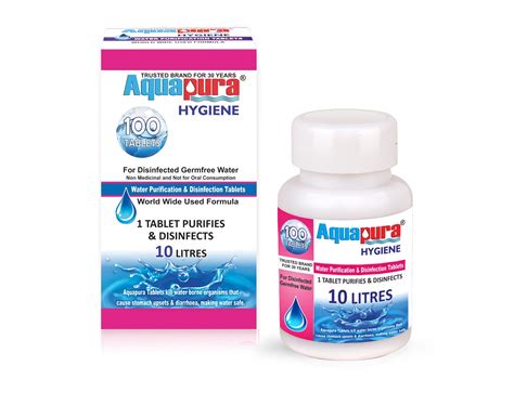 Aquapura Water Purifier Tablets - 100 Pieces, White : Amazon.in: Home ...