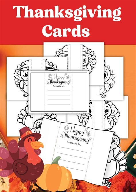 Free Printable Thanksgiving Cards To Color - prntbl ...