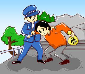 卡通警察人物图片_卡通警察人物设计素材_红动中国