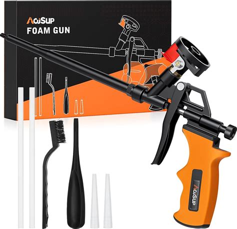 AojSup Foam Gun, Professional PU Expanding Foam Gun, Foam Dispensing Guns Foaming Gun, Needn't ...