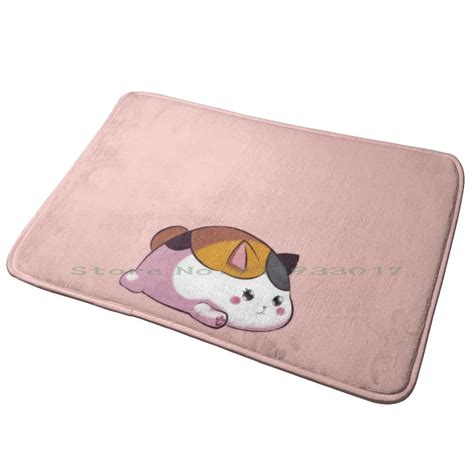 Fat Cat Entrance Door Mat Bath Mat Rug Final Fantasy Xiv Fat Cat Ffxiv ...