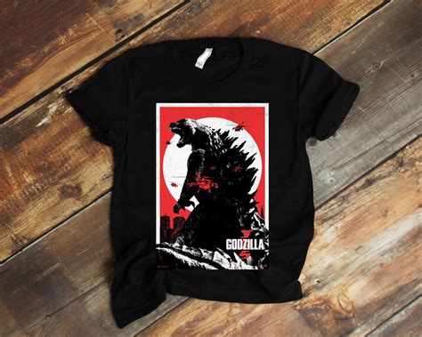 Vintage Gojira T Shirt, Godzilla Tee Shirt, Prehistoric Sea Monster ...