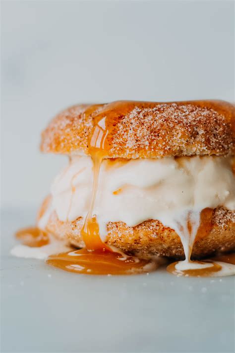 Cinnamon Sugar Donut Ice Cream Sandwich | Cinnamon sugar donuts, Ice ...