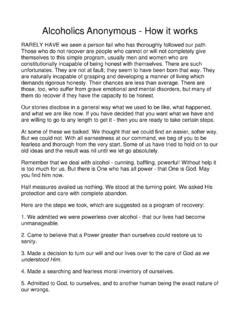 Alcoholics Anonymous - How it works / alcoholics-anonymous-how-it-works ...