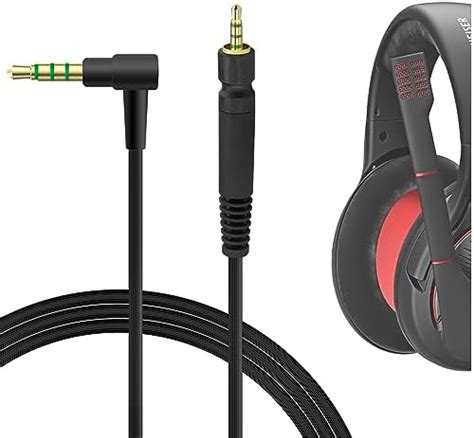GEEKRIA Audio Cable Compatible with Sennheiser Game One, Game Zero, PC ...