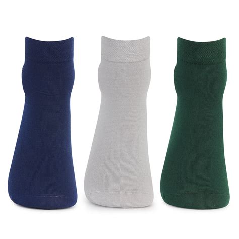 Buy Plain Classic Bamboo Ankle Socks for Men – BONJOUR