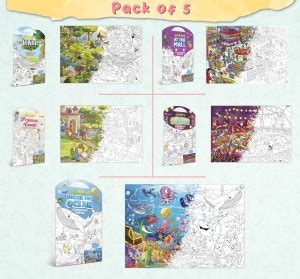 GIANT JUNGLE SAFARI COLOURING Charts, GIANT AT THE MALL COLOURING ...