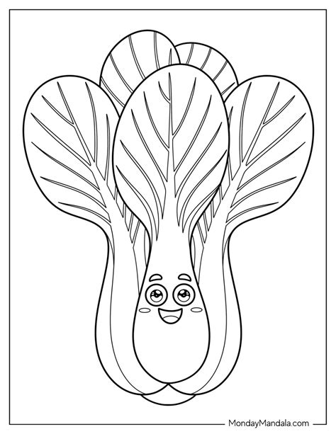 38 Vegetable Coloring Pages (Free PDF Printables)