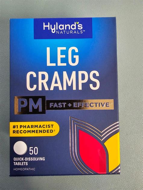 2 PACK Hyland's Leg Cramps PM NightTime Cramp Relief, 50 Tablets each ...