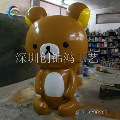 影视动漫元素装饰玻璃钢熊出没雕塑熊大熊二光头强摆设_深圳港城雕塑-站酷ZCOOL