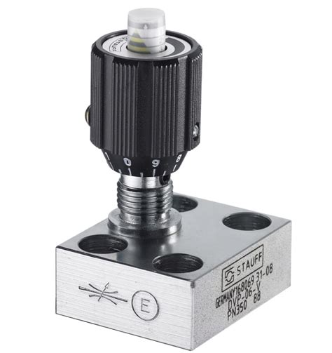 STAUFF DVP 06 PLEYT TİPİ ÇEKSİZ HIZ AYAR - Pneumatic Valve Store