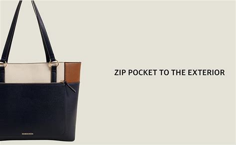 Accessorize London Women's Colour Block Navy Blue Structured Tote bag ...