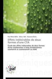 Effets Indesirables de Deux Formes d'Une CTA: Buy Effets Indesirables ...
