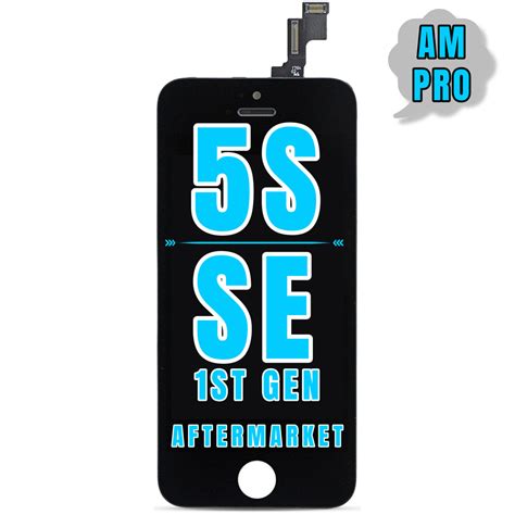 For iPhone 5S / SE 2016 LCD Screen Replacement (Aftermarket Pro) (Blac