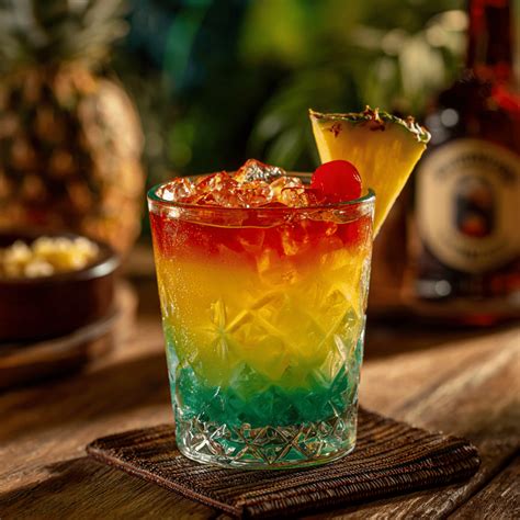 Bob Marley Cocktail – Amazing & Sensational 3-Layer Rum Drink