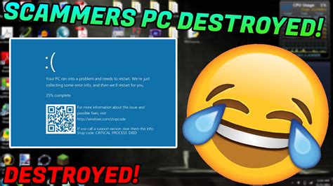 Image result for Scammer Computer Destroyed