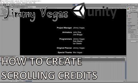 Unity Credits 的图像结果