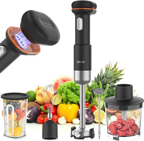 Amazon.com: Cordless Immersion Blender Handheld: 3-in-1 Rechargeable ...