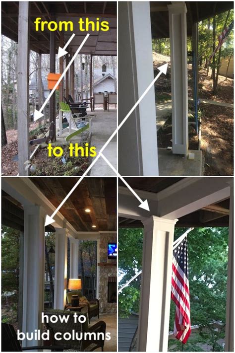 Image result for How to Build a Porch Column