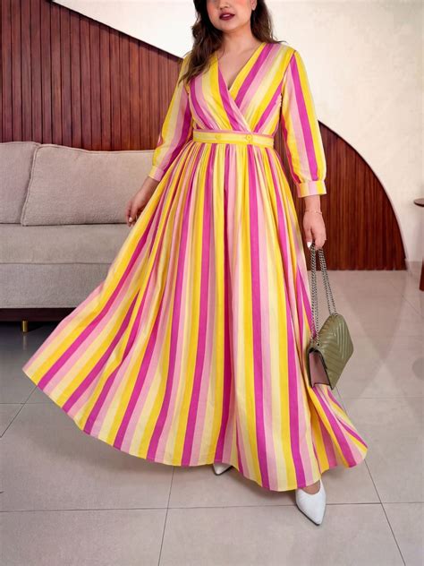 Sunset Stripe Casa Dress