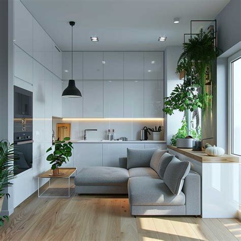 10+ Sleek Very Small Open Plan Kitchen Living Room Ideas for ...