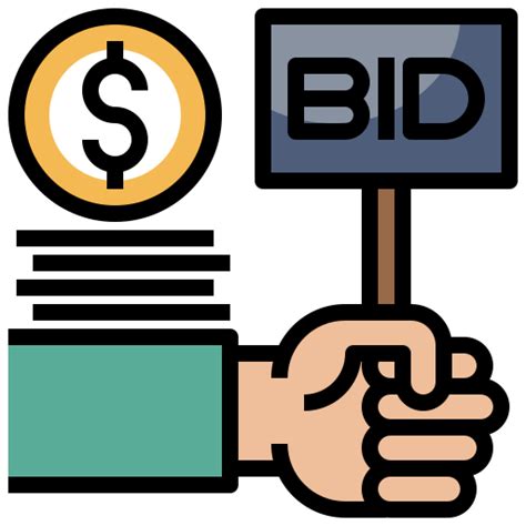 Bid - Free business and finance icons
