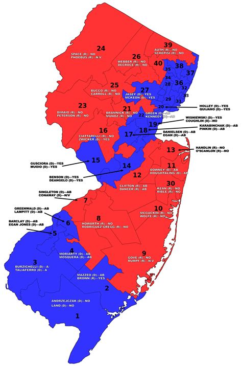 Musings By Jumpin Jersey Mike Category New Jersey NJ District Map ...