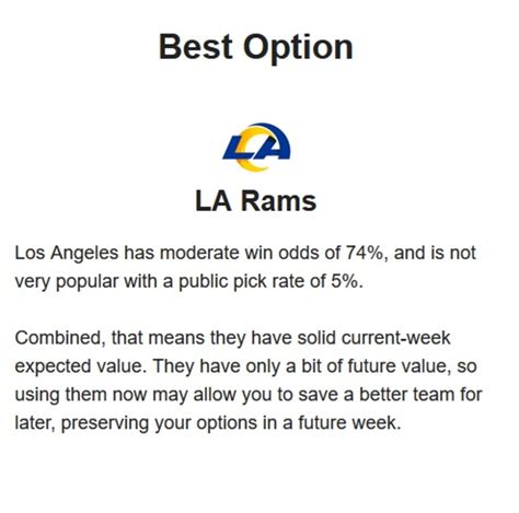 NFL Week 5 Survivor Picks, Strategy: Back Rams, Lions | Yardbarker