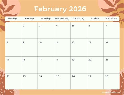 February 2026 Calendars (Free PDF Printables)