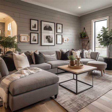 How to Create a Stunning Grey Modern Farmhouse Living Room • 333 ...