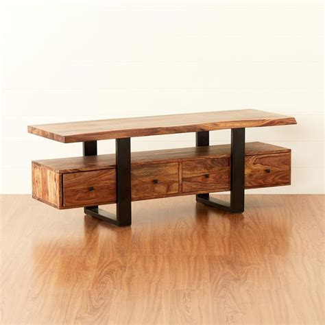 Buy Raga Brown Sheesham Wood TV Unit - Brown from Home Centre at just ...