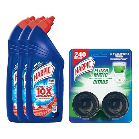 Harpic Disinfectant Toilet Cleaner Liquid, Original - 1 L (Pack of 3 ...