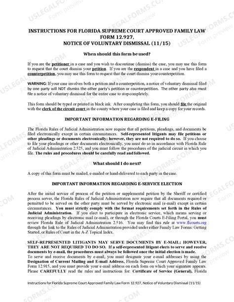 Florida Notice of Voluntary Dismissal - Notice Of Voluntary Dismissal ...