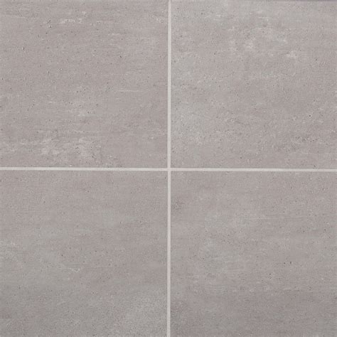 Simply Modern 12" x 12" Floor & Wall Tile in Grey | Bedrosians Tile & Stone