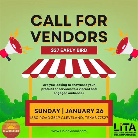 The Colony Local Pop-Up Market , 1680 County Rd 3549, Cleveland, 26 ...