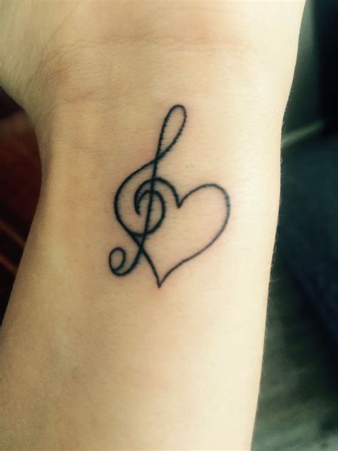 Image result for Music Note Tattoo Designs