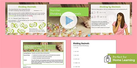 The Four Operations Lesson 10: How to Divide Decimals by Whole Numbers
