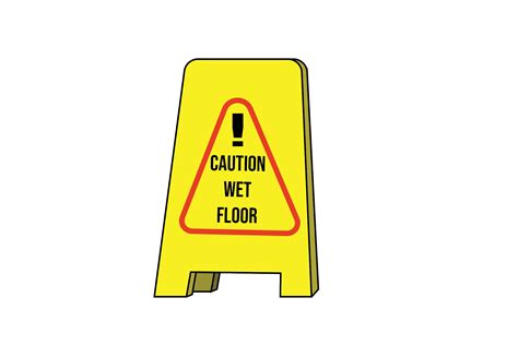 Caution Wet Floor Board Icon Graphic Graphic by neomanicstudio ...