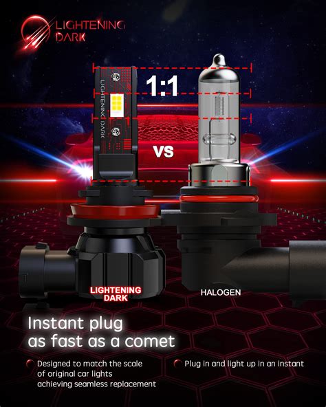 Snapklik.com : LIGHTENING DARK H11 Light Bulb, H8 H9 H11 Fog Light ...