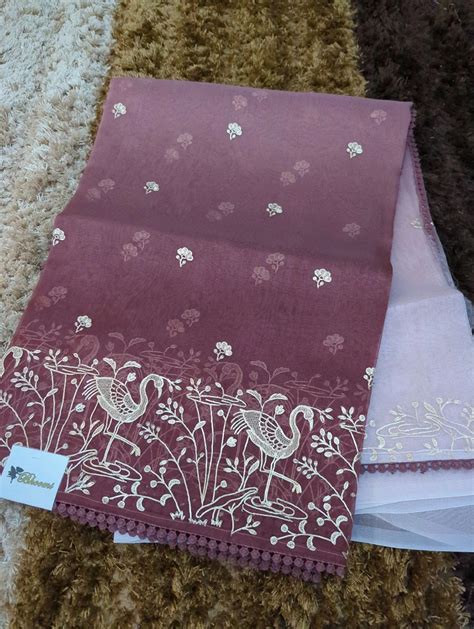 Soft Organza With Pita Work