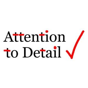 Detail-Oriented Synonyms - The Authority of Attention to Detail