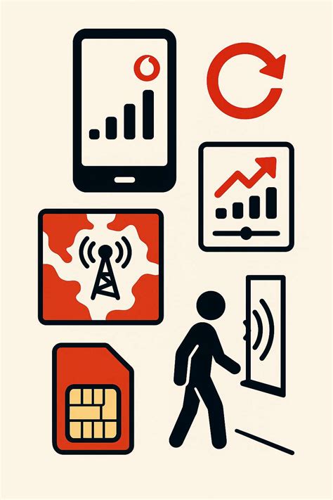 Illustration showing how to solve terrible signal with simple troubleshooting steps like ...